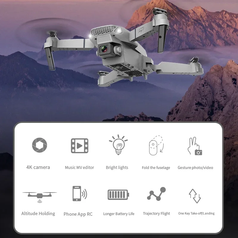 Drone Rc E88 Pro - 2026 New E88 Pro WIFI FPV