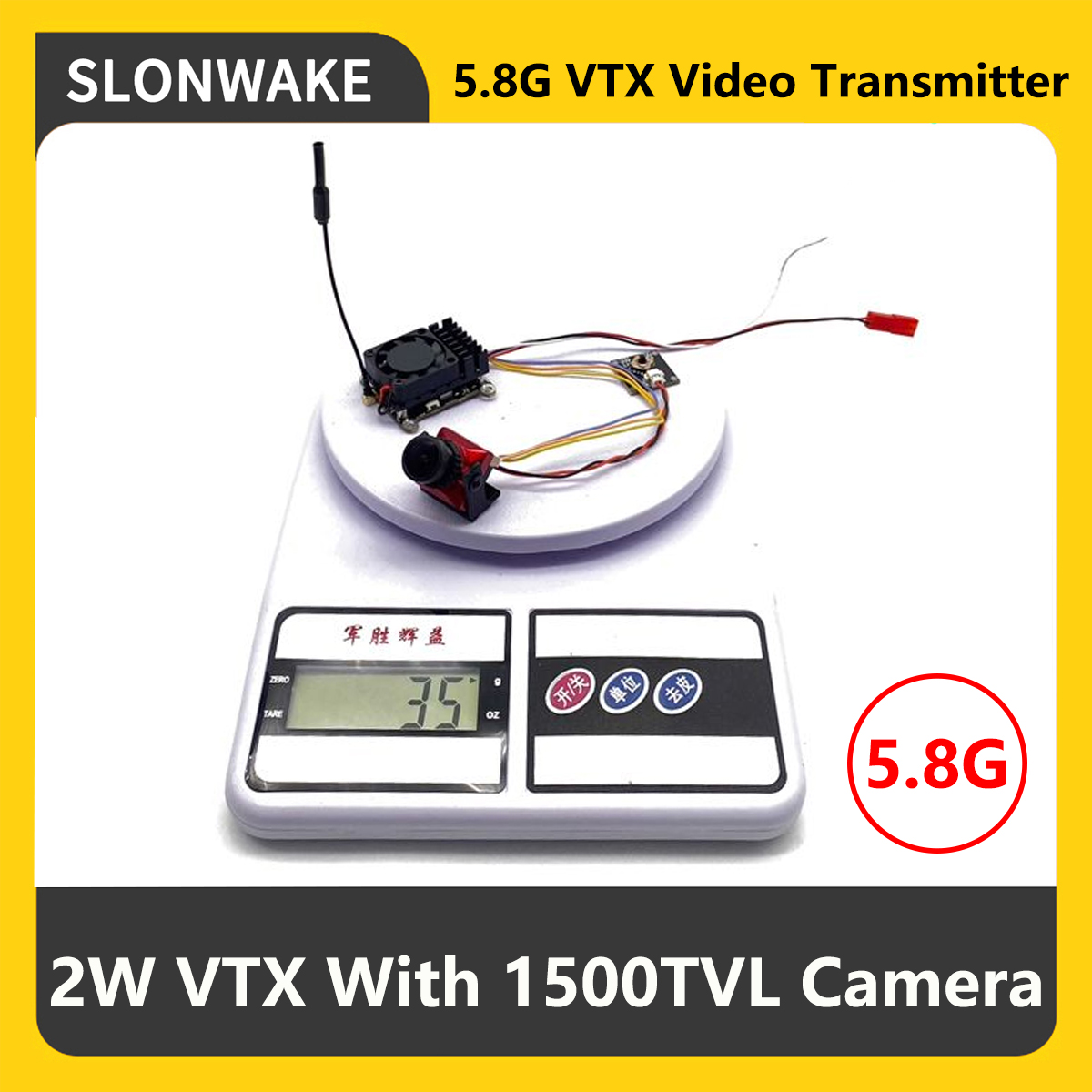 Drone Rc Controller - SLONWAKE 5.8G 2000mW FPV VTX Transmitter