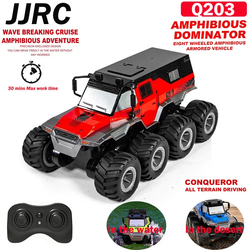 JJRC 2.4G RC Car Q201 Q203 8WD - Drone Bike Rc ulasan dan harga