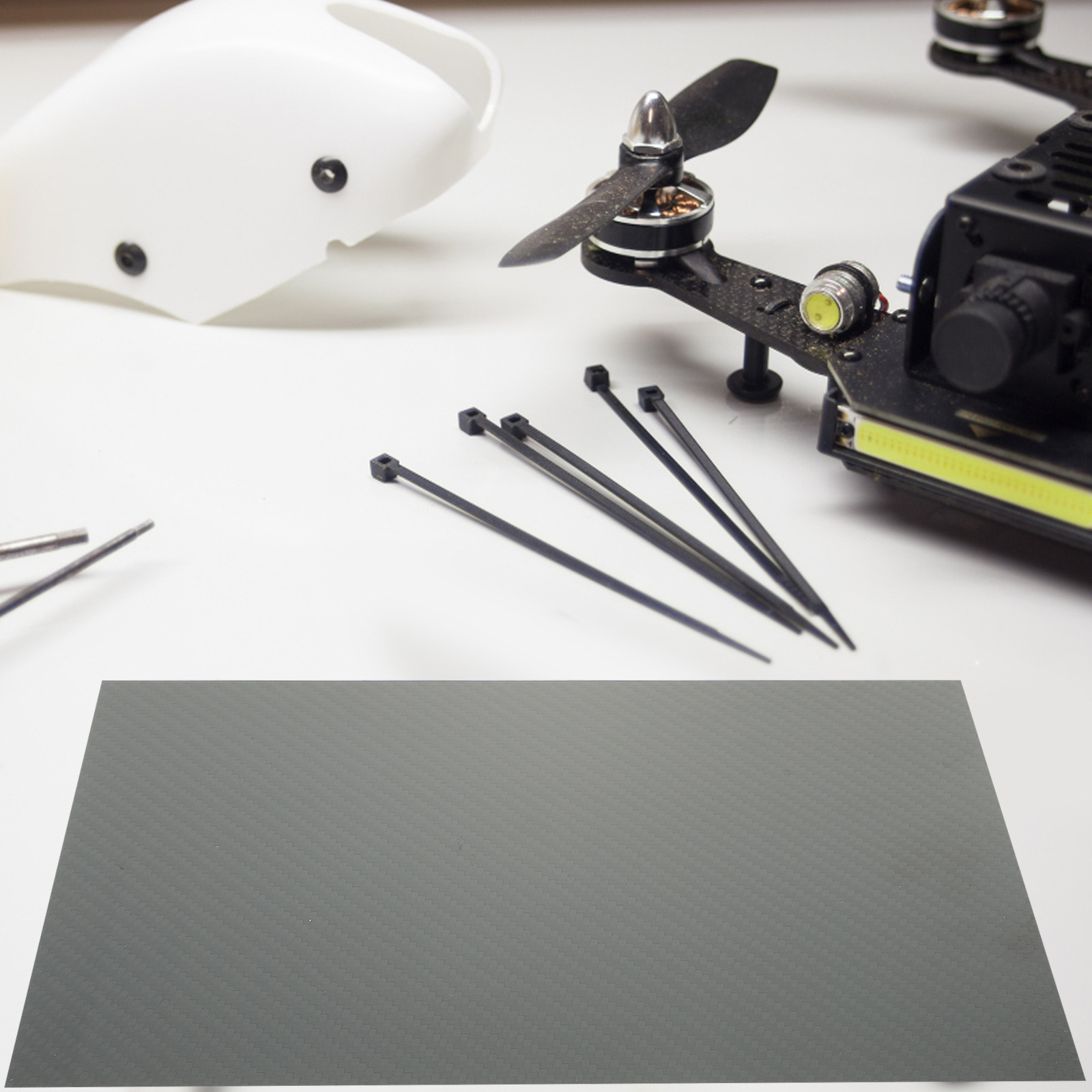 Carbon Fiber Sheet Twill Patte - Drone Rc Diy ulasan dan harga