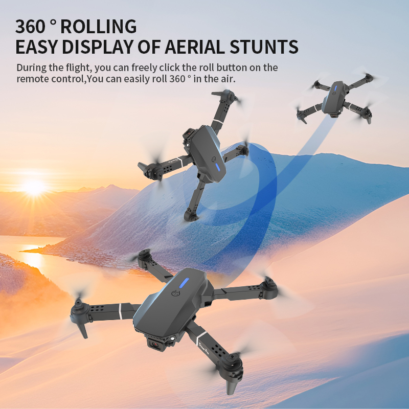 E88 Pro Foldable Drone Dual HD - Drone Rc E88 Pro ulasan dan harga