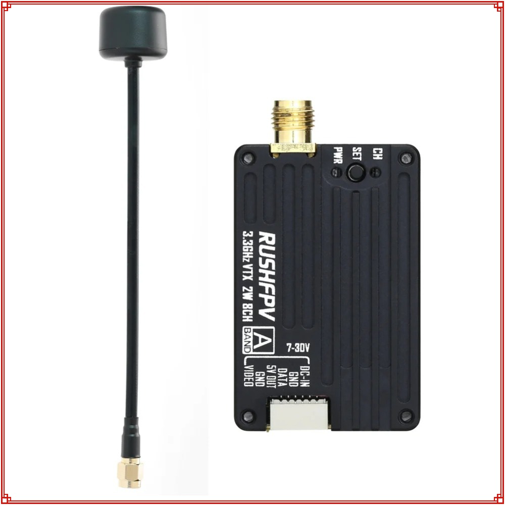 2026 New RUSHFPV 3.3G 2W VTX T - Drone Rc Controller ulasan dan harga