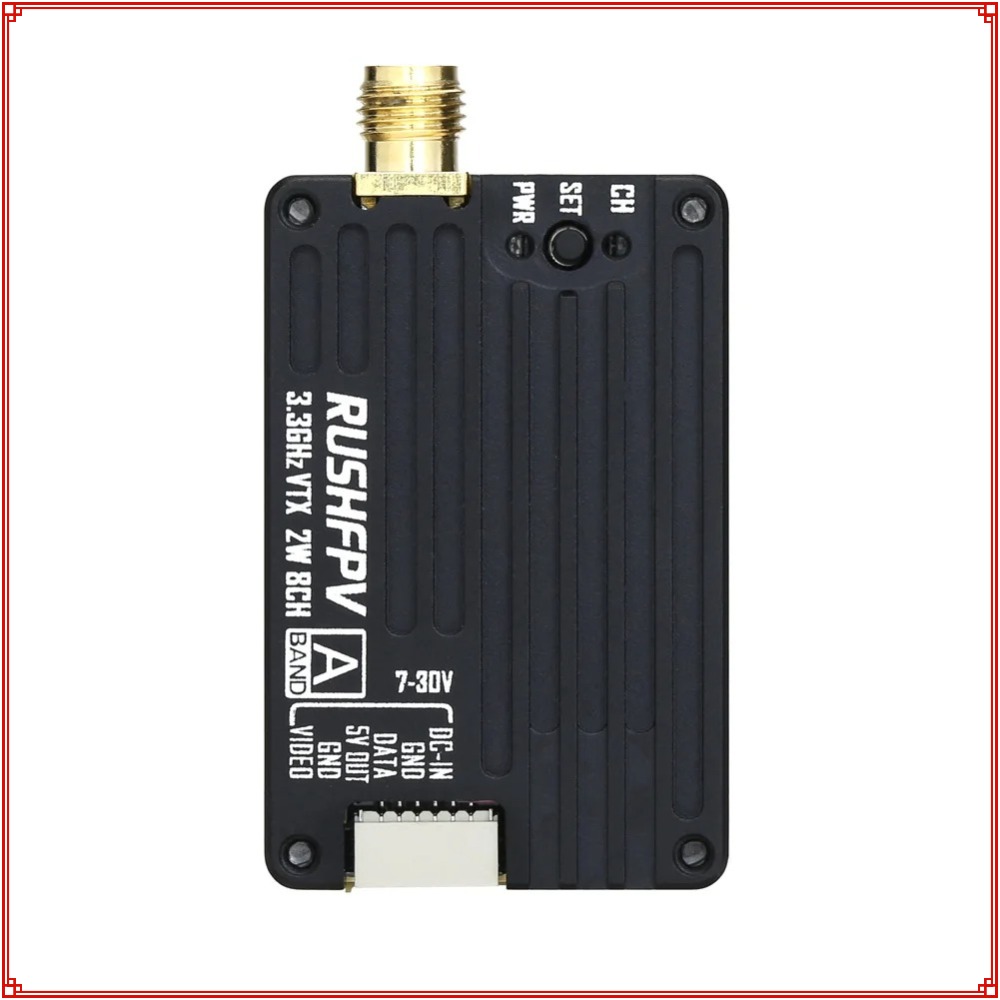 2026 New RUSHFPV 3.3G 2W VTX T - Drone Rc Controller ulasan dan harga