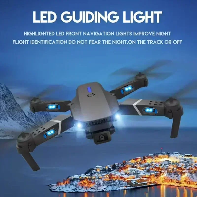 E88 Pro WIFI FPV Drone Wide An - Drone Rc With Screen ulasan dan harga