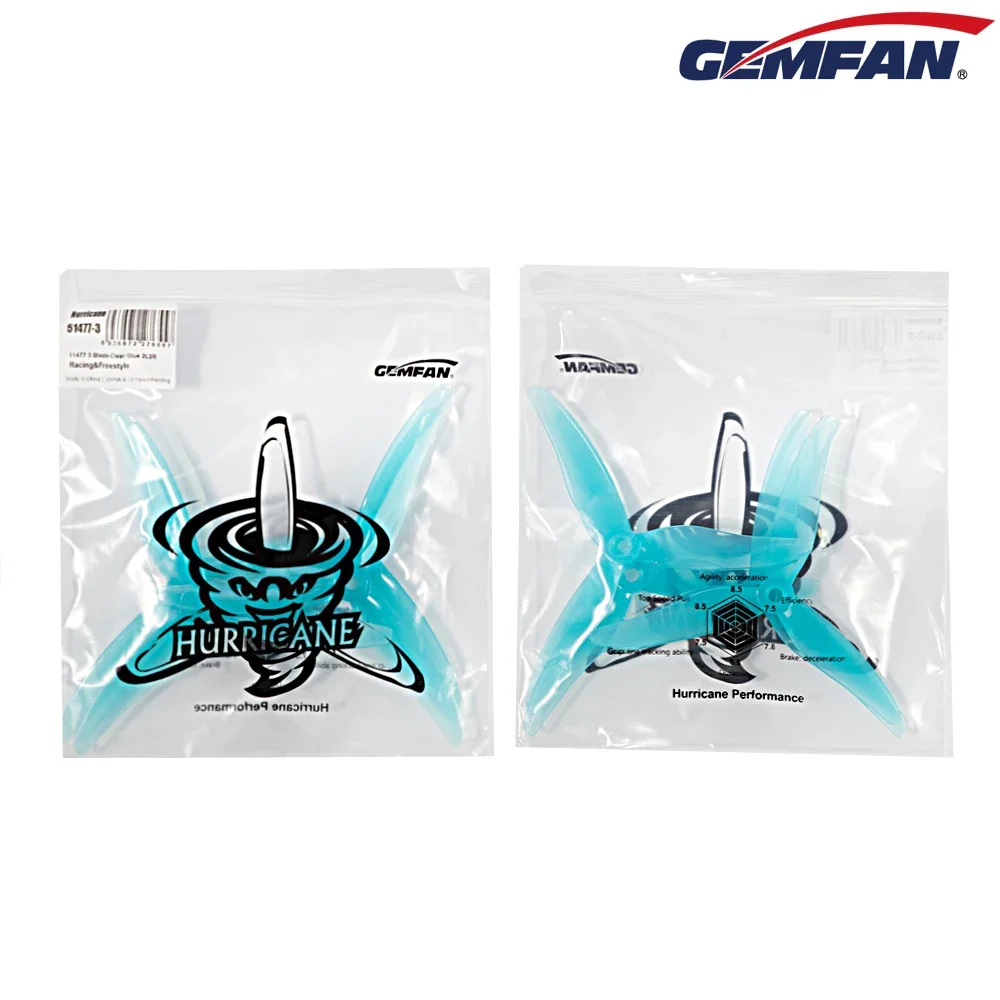 10Pairs (10CW + 10CCW) Gemfan  - Drone Rc Diy ulasan dan harga