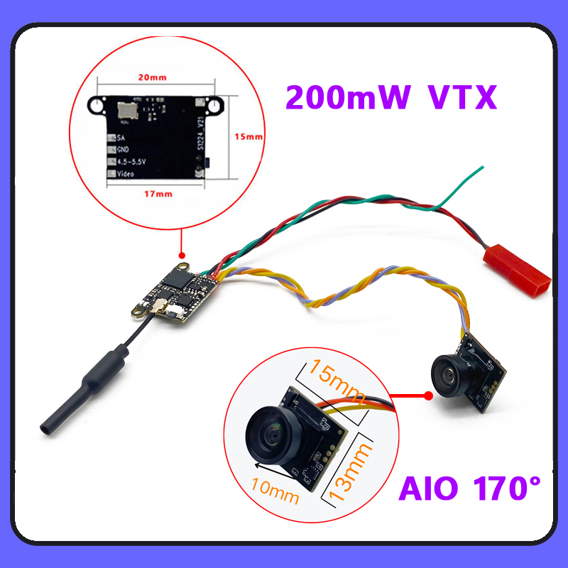 SLONWAKE 5.8G 1200TVL FPV Came - Drone Rc Controller ulasan dan harga