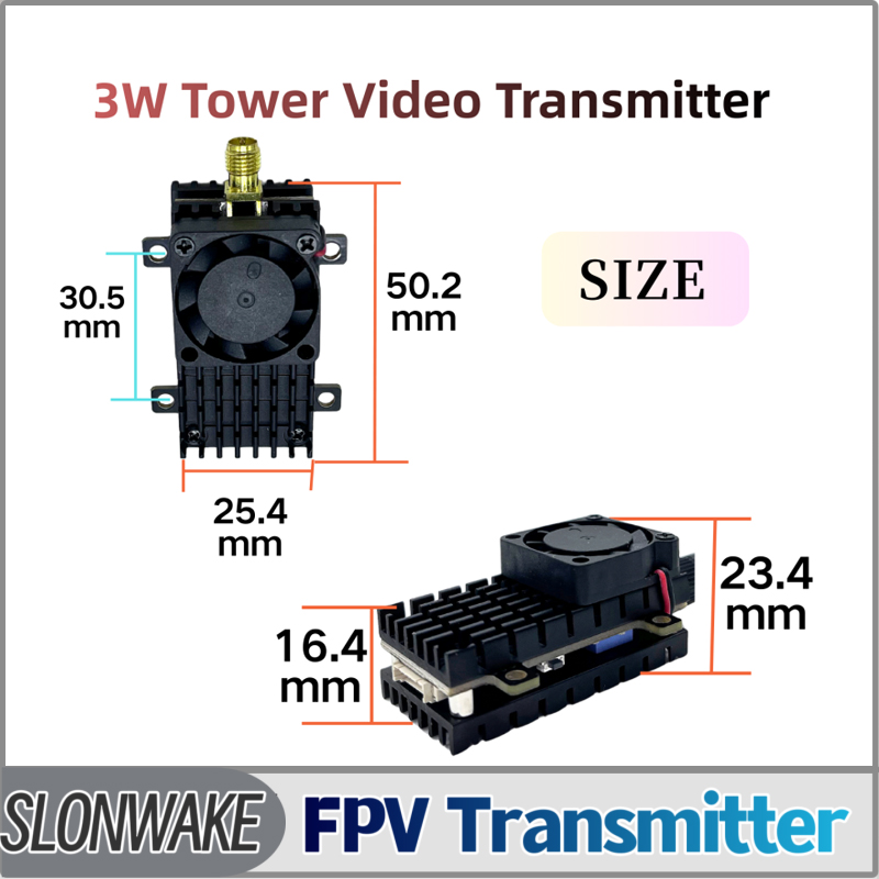 SLONWAKE 5.8G 3000mW Simulatio - Drone Rc Controller ulasan dan harga
