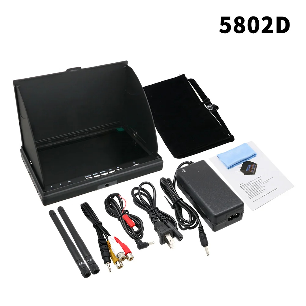 5.8G FPV DVR LS5802D 7 Inch Mo - Drone Rc With Screen ulasan dan harga