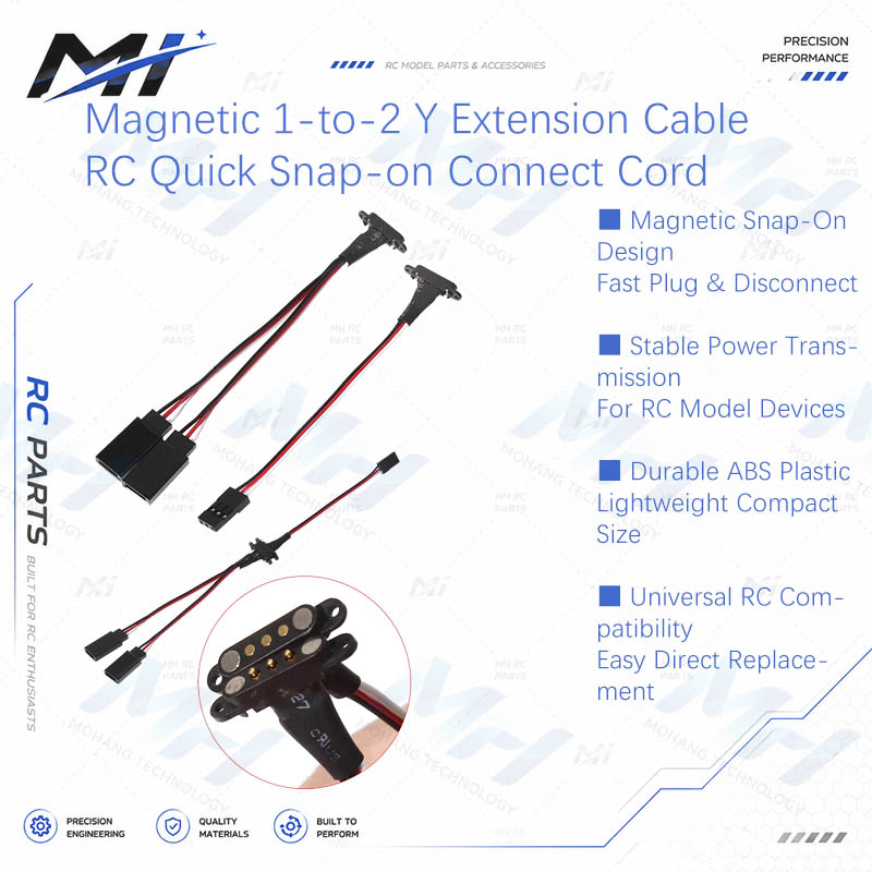 Magnetic 1-to-2 Y Extension Ca - Drone Rc Controller ulasan dan harga