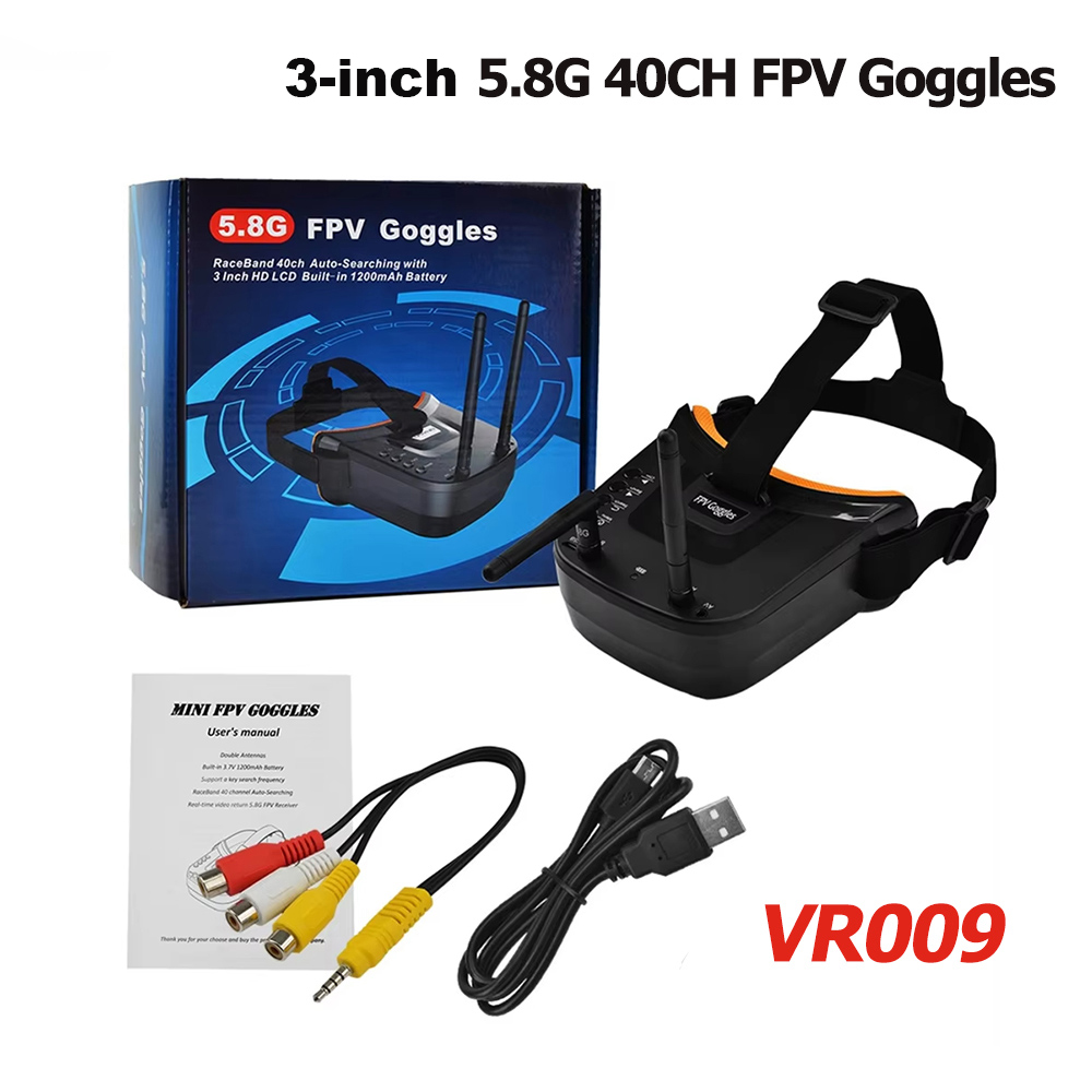 VR009 FPV Video Goggles 3Inch  - Drone Rc With Screen ulasan dan harga
